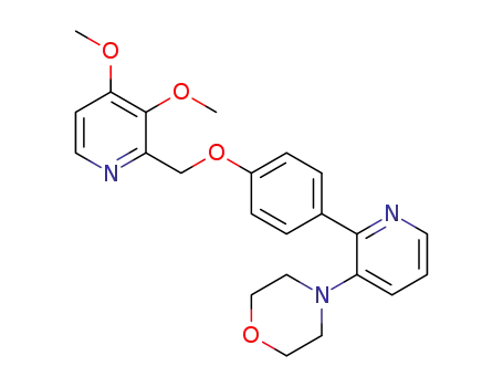 4-(2-[4-(3,4-dimethoxypyridin-2-yl)methoxyphenyl]pyridin-3-yl)morpholine