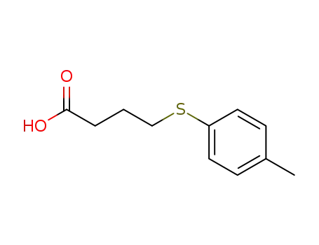 Molecular Structure of 18850-48-1 (4-P-TOLYLSULFANYL-BUTYRIC ACID)