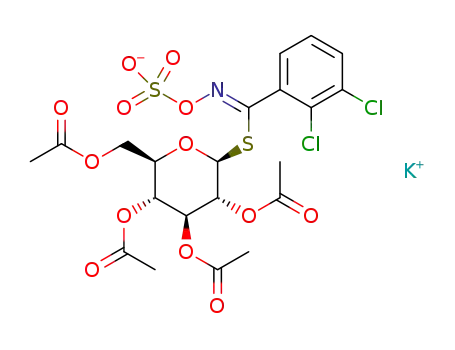 potassium 2,3,4,6-tetra-O-acetyl-2,3-dichlorophenylglucosinolate