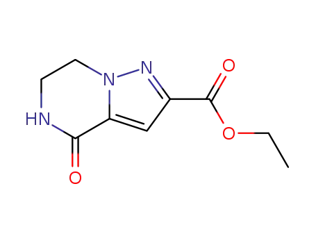 PYRAZOLO[1,5-A]PYRAZINE-2-CARBOXYLIC ACID, 4,5,6,7-TETRAHYDRO-4-OXO-, ETHYL ESTER