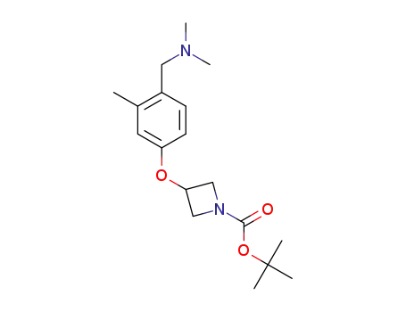 tert-butyl 3-(4-((dimethylamino)methyl)-3-methylphenoxy)azetidine-1-carboxylate