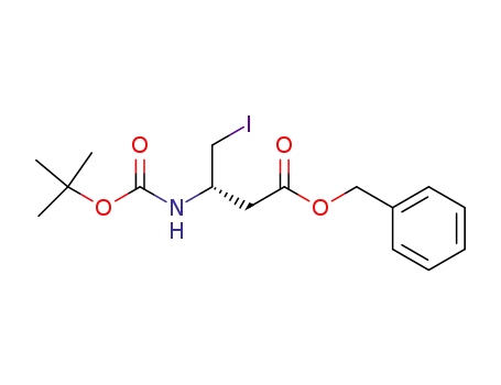 Benzyl (S)-3-(Boc-amino)-4-iodobutanoate