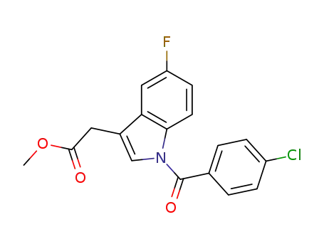 methyl 2-(1-(4-chlorobenzoyl)-5-fluoro-1H-indol-3-yl)acetate