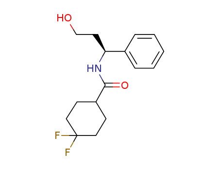 Cyclohexanecarboxamide,4,4-difluoro-N-[(1S)-3-hydroxy-1-phenylpropyl]- CAS No.376348-77-5