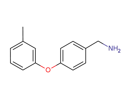 Molecular Structure of 864263-07-0 (1-[4-(3-methylphenoxy)phenyl]methanamine)