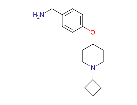 4-(1-cyclobutyl piperidin-4-yloxy)benzylamine