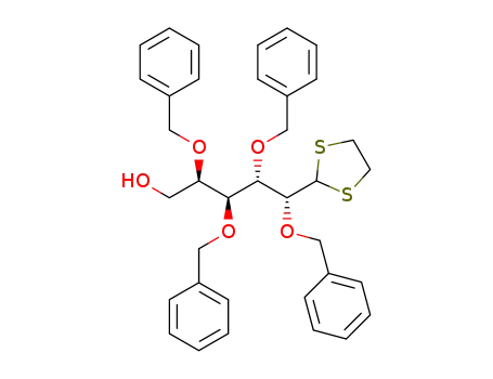 2,3,4,5-tetra-O-benzyl-D-galactose ethylene dithioacetal