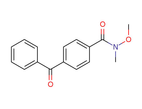 4-benzoyl-N-methoxy-N-methylbenzamide