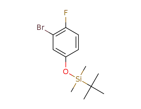 2-bromo-4-[[(1,1-dimethylethyl)dimethylsilyl]oxy]-1-fluorobenzene
