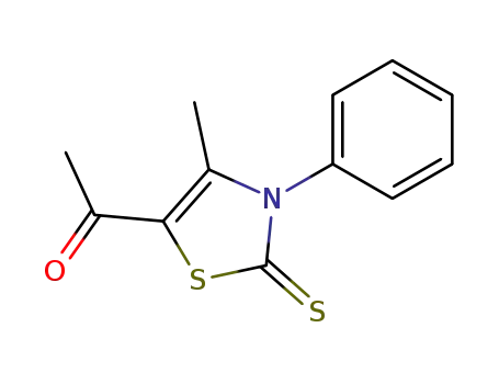 1-(4-Methyl-3-phenyl-2-thioxo-2,3-dihydro-1,3-thiazol-5-yl)ethanone