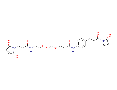 3-(2,5-dioxo-2,5-dihydro-1H-pyrrol-1-yl)-N-{2-[2-(3-oxo-3-{4-[3-oxo-3-(2-oxoazetidin-1-yl)propyl]phenylamino}propoxy)ethoxy]ethyl}propanamide