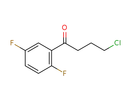Molecular Structure of 1216260-42-2 (4‐chloro‐1‐(2,5-difluorophenyl)butan-1-one)