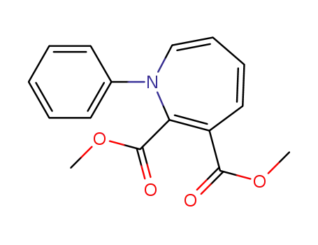 Molecular Structure of 1304473-66-2 (1H-Azepine-2,3-dicarboxylic acid, 1-phenyl-, 2,3-dimethyl ester)