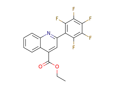 ethyl 2-(perfluorophenyl)quinoline-4-carboxylate