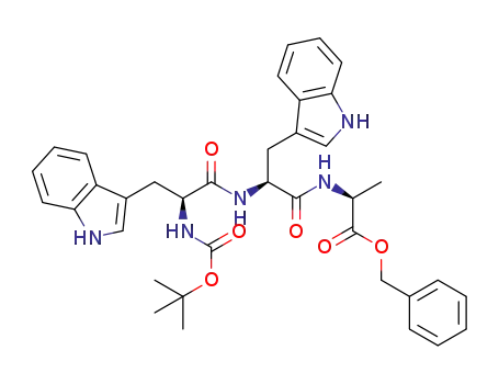 Molecular Structure of 1311414-43-3 (Boc-Trp-Trp-Ala-OBzl)