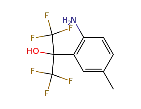 2-(2-amino-5-methyl-phenyl)-1,1,1,3,3,3-hexafluoro-propan-2-ol