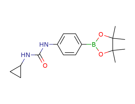 1-CYCLOPROPYL-3-[4-(4,4,5,5-TETRAMETHYL-1,3,2-DIOXABOROLAN-2-YL)PHENYL]UREA