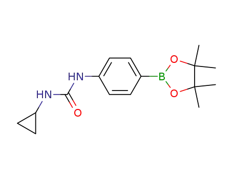 1-CYCLOPROPYL-3-[4-(4,4,5,5-TETRAMETHYL-1,3,2-DIOXABOROLAN-2-YL)PHENYL]UREA