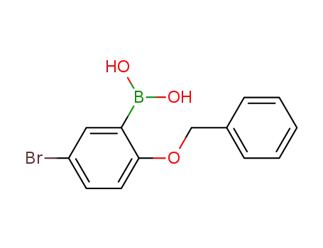 2-(benzyloxy)-5-bromophenylboronic acid
