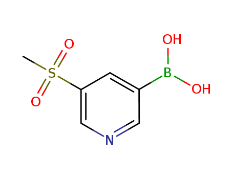 Boronicacid, B-[5-(methylsulfonyl)-3-pyridinyl]-