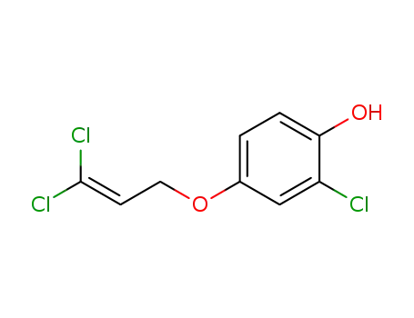 Molecular Structure of 378187-53-2 (Phenol, 2-chloro-4-[(3,3-dichloro-2-propenyl)oxy]-)