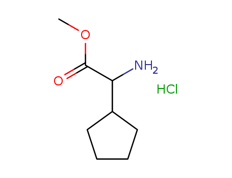 Cyclopentaneacetic acid, a-amino-, methyl ester, hydrochloride, (S)-