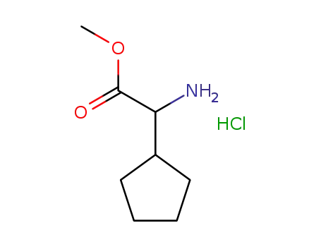 Molecular Structure of 14328-62-2 (L-Cyclopentyl-gly-methyl ester HCL)