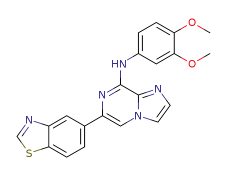 6-(benzo[d]thiazol-5-yl)-N-(3,4-dimethoxyphenyl)imidazo[1,2-a]pyrazin-8-amine