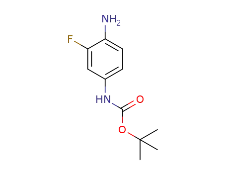 Molecular Structure of 1402559-21-0 (Tert-Butyl (4-Amino-3-Fluorophenyl)Carbamate)