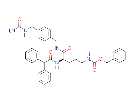 (R)-Nδ-benzyloxycarbonyl-Nα-(2,2-diphenylacetyl)-N-(4-ureidomethyl-benzyl)ornithinamide