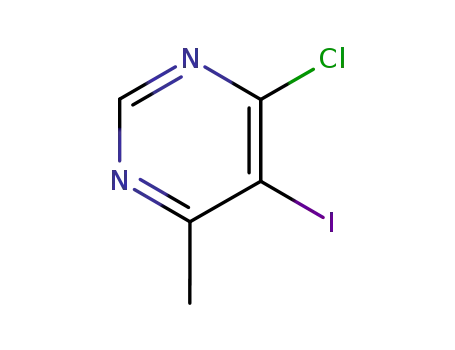Molecular Structure of 83410-15-5 (4-CHLORO-5-IODO-6-METHYLPYRIMIDINE)