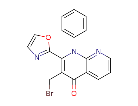 3-bromomethyl-2-oxazol-2-yl-1-phenyl-1H-[1,8]naphthyridin-4-one