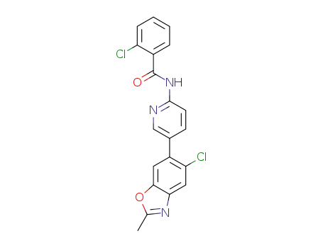 N-[5-(5-chloro-2-methylbenzoxazol-6-yl)(2-pyridyl)](2-chlorophenyl)carboxamide