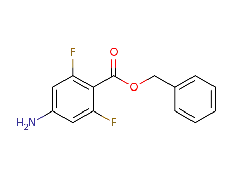 Molecular Structure of 1272528-28-5 (benzyl 4-amino-2,6-difluorobenzoate)