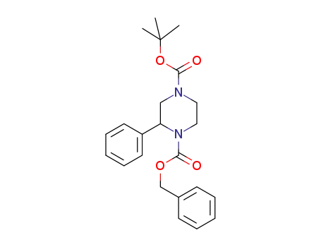 1-Benzyl 4-(tert-butyl) 2-phenylpiperazine-1,4-dicarboxylate