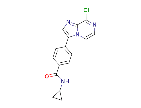 4-(8-Chloroimidazo[1,2-a]pyrazin-3-yl)-N-cyclopropylbenzamide