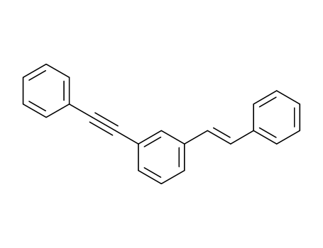(E)-1-(phenylethynyl)-3-styrylbenzene