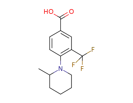 4-(2-methylpiperidin-1-yl)-3-(trifluoromethyl)benzoic acid