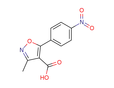 3-methyl-5-(4-nitrophenyl)isoxazole-4-carboxylic acid