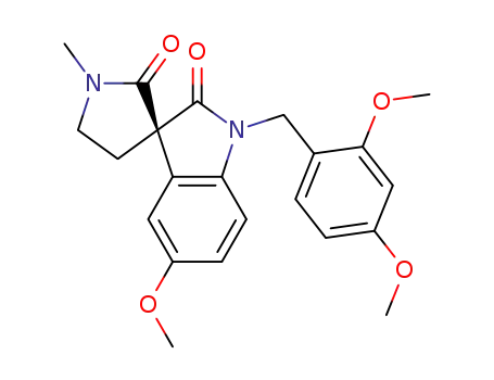 (S)-1-(2,4-dimethoxybenzyl)-5-methoxy-1'-methylspiro[indoline-3,3'-pyrrolidine]-2,2'-dione