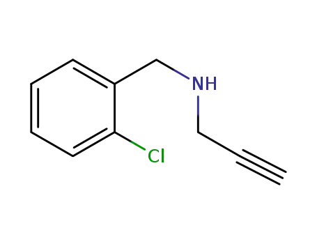Molecular Structure of 892596-58-6 (N-(2-chlorobenzyl)prop-2-yn-1-amine)