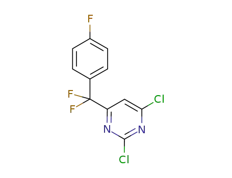 2,4-dichloro-6-[difluoro(4-fluorophenyl)methyl]pyrimidine