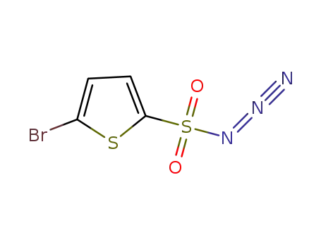 Molecular Structure of 1152981-12-8 (2-bromothiophene-5-sulfonyl azide)