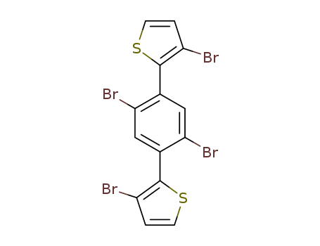 2,2'-(2,5-dibromo-1,4-phenylene)bis(3-bromothiophene)
