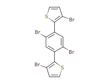 Molecular Structure of 1217503-06-4 (2,2'-(2,5-dibromo-1,4-phenylene)bis(3-bromothiophene))