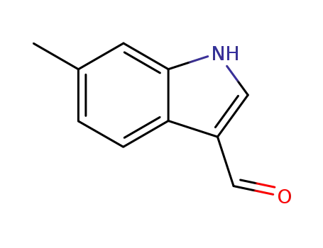 Molecular Structure of 4771-49-7 (6-METHYLINDOLE-3-CARBOXALDEHYDE)