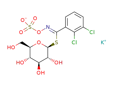 C<sub>13</sub>H<sub>14</sub>Cl<sub>2</sub>NO<sub>9</sub>S<sub>2</sub><sup>(1-)</sup>*K<sup>(1+)</sup>