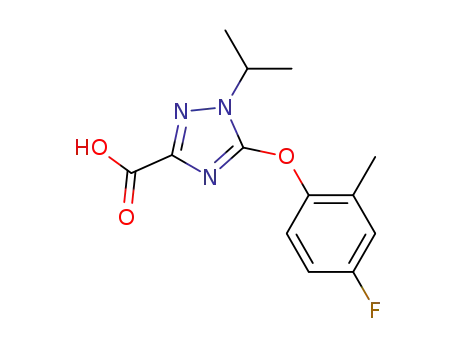 C<sub>13</sub>H<sub>14</sub>FN<sub>3</sub>O<sub>3</sub>