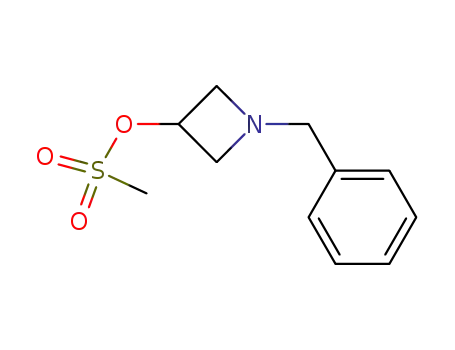 Molecular Structure of 67160-49-0 (1-Benzyl-3-methanesulfonyloxyazetidine)