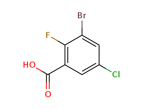 Benzoic acid, 3-broMo-5-chloro-2-fluoro-